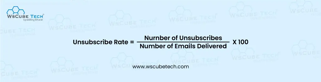 Unsubscribe Rate